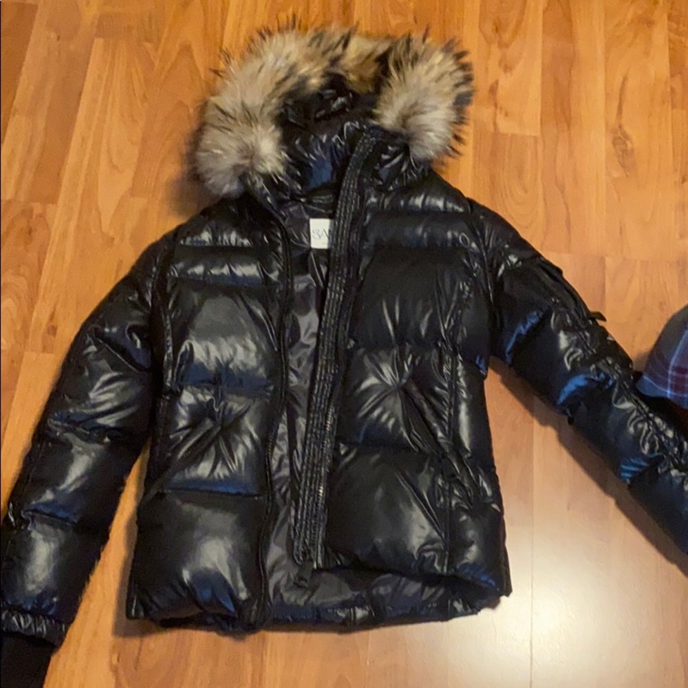 SAM Down Jacket Puffer Jacket REAL FUR